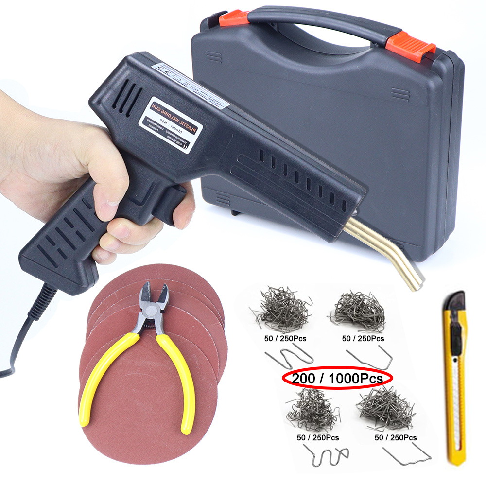 Portable Welding Generator - 50W kunststof lasset, 1000/200 stuks nietjes,
