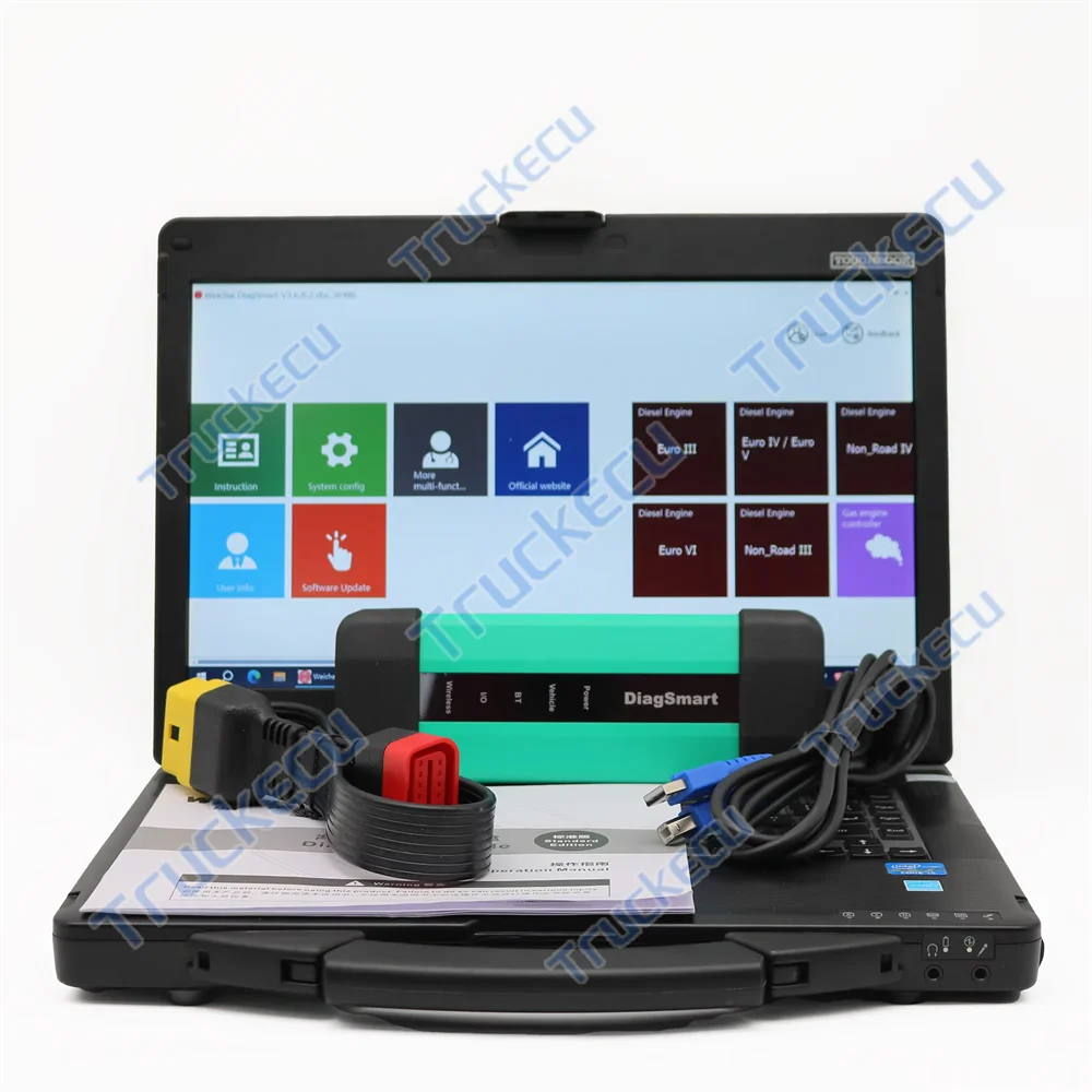 Heavy Equipment Inspection - CF53Laptop voor Weichai Heavy Duty diagnosetool,