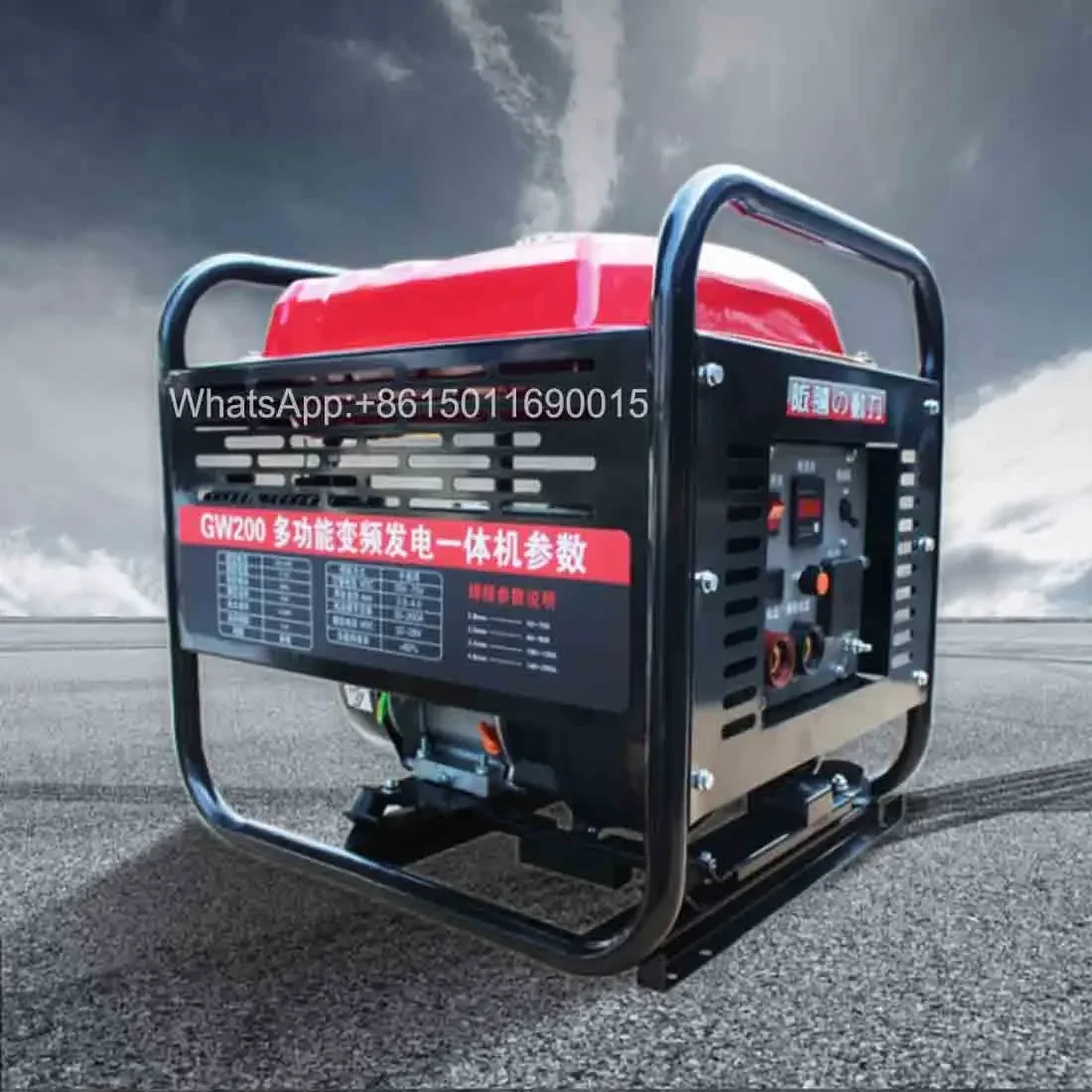 Portable Welding Generator - 4kW diesel-elektrische lasmachine, dubbel doel, alles-in-één