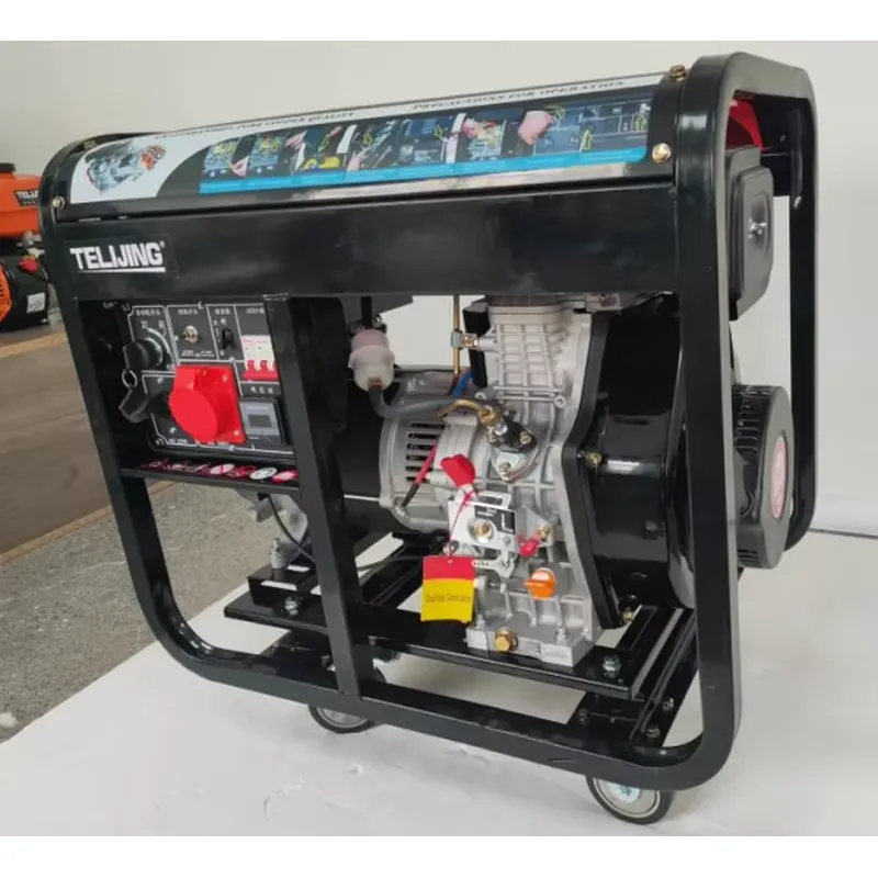 Portable Welding Generator - Automatische 300A 7kW dubbele functie diesel