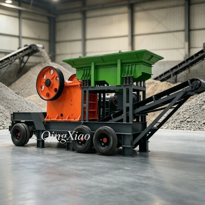 Mobiele kaakbreker op vrachtwa - Concrete Vibrator recensie en prijs