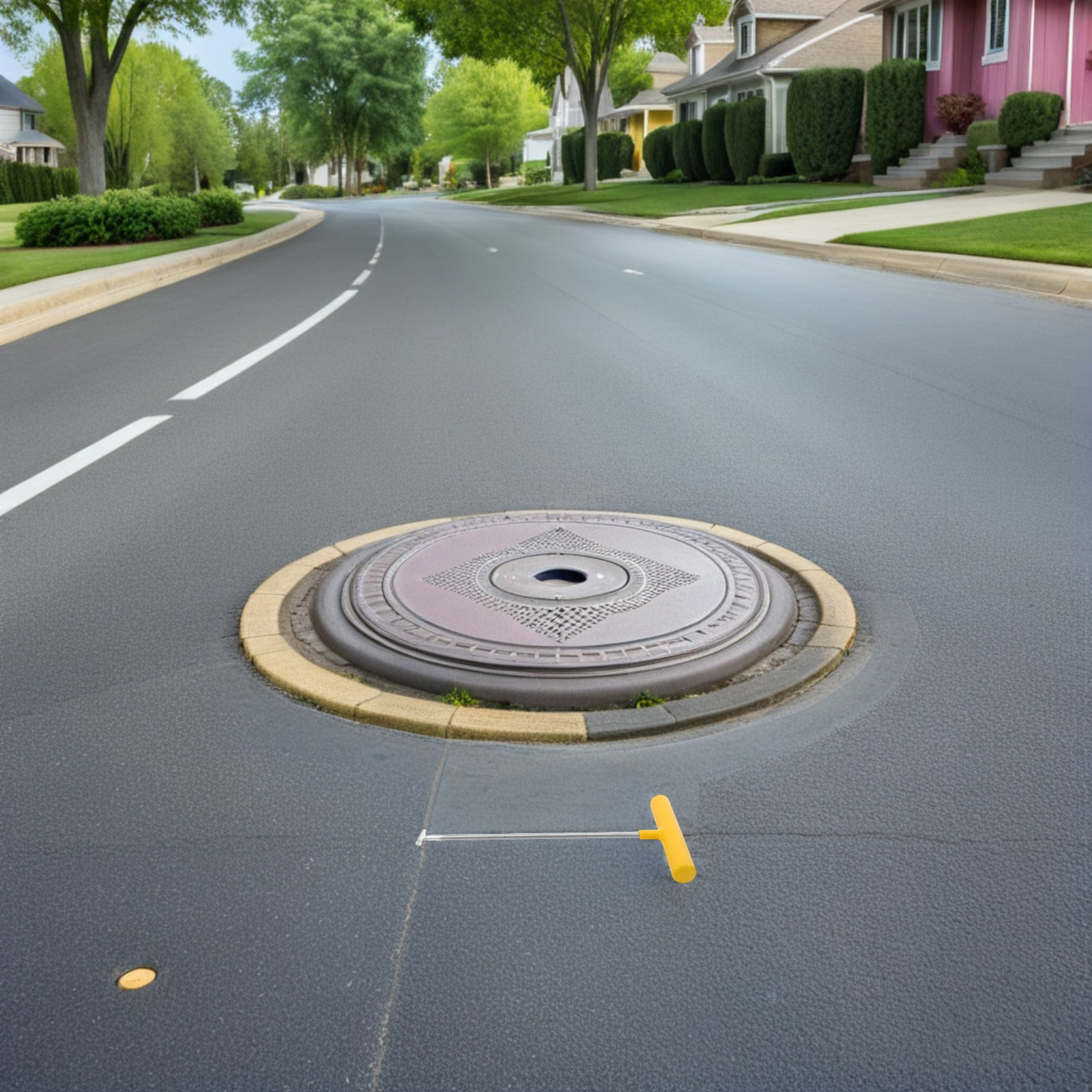 T-vormige putdeksel-haak, roes - Manhole Cover Lifting recensie en prijs