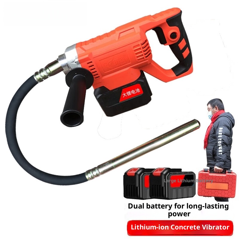 Borstelloze lithiumbatterij Dr - Concrete Vibrator recensie en prijs