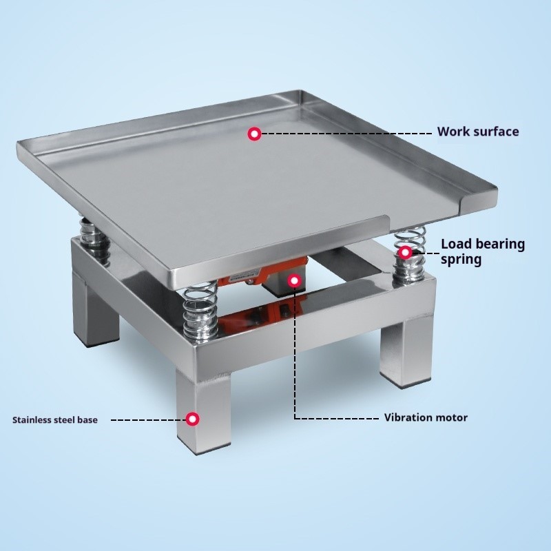 Triltafel, kleine betontriltaf - Concrete Vibrator recensie en prijs